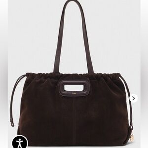 Maje Suede leather M tote bag
